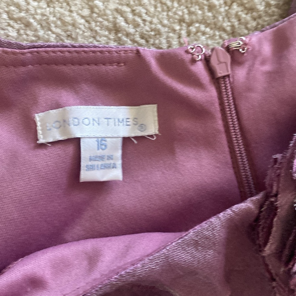 London Times NWT cocktail dress magenta - Picture 9 of 12